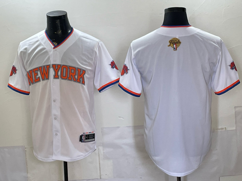 Men New York Knicks blank white 2026 Nike NBA jersey 0625005